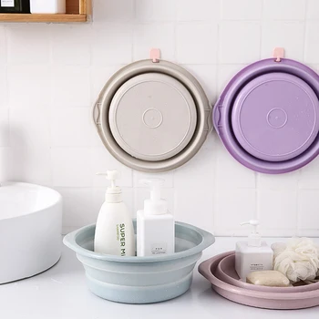 

Portable Folding Travel Foot Wash Basin Feet Spa Bubbling Massage Wheel Bath-Tub Basin Foot Bath Sink Washing Basket Spa Foot