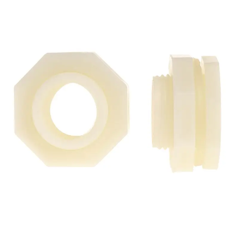 2Pcs Plastic Connector Water Tank Pipeline Adaptor Connection Tool With Internal And External Interface For Water Pipe Dropship