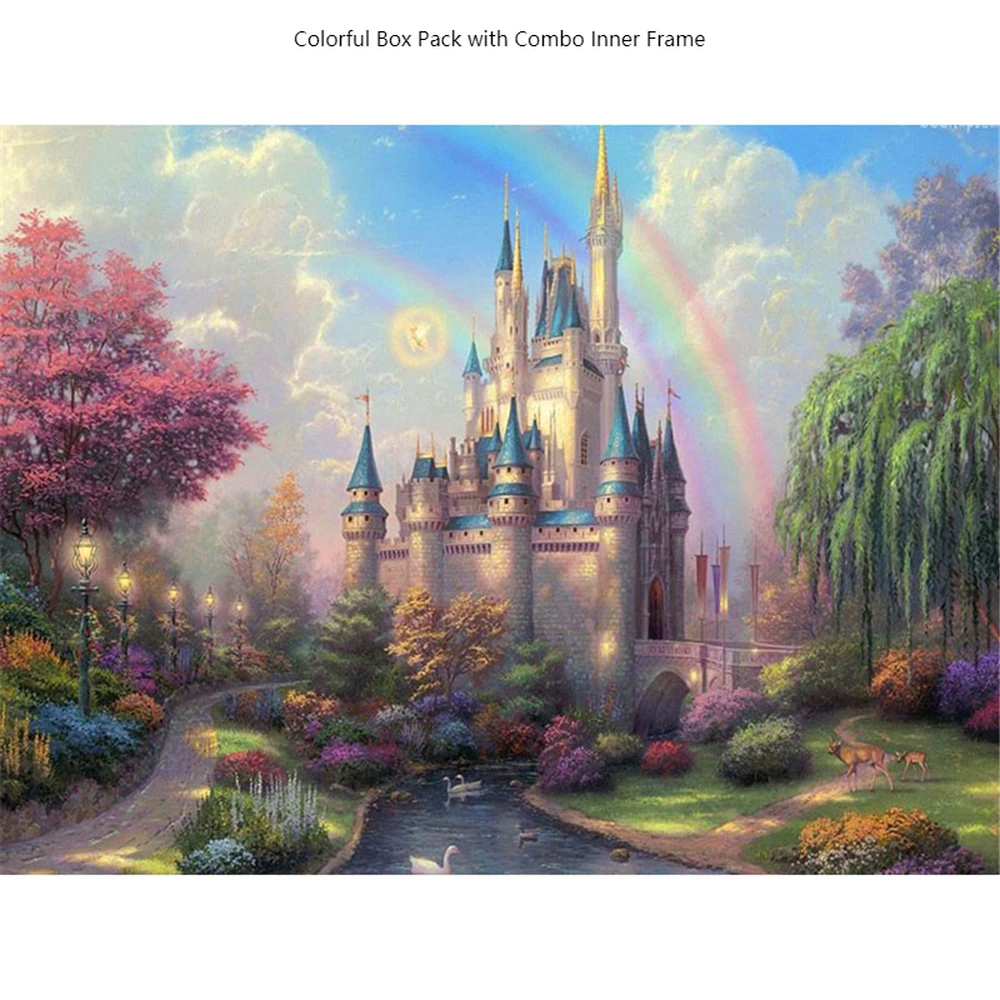 

CHIFEIYANG Paint by Numbers DIY oil painting kit Digital Oil Paitings Artistic Set with frame for Homebody's Pressure-Remover