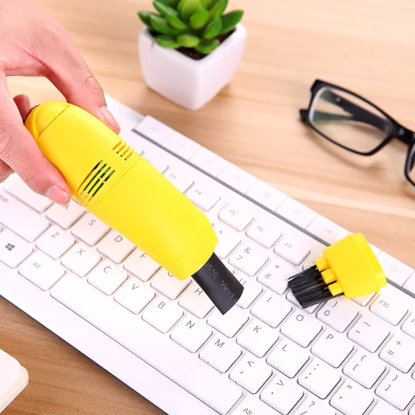 Мини USB автомобильный пылесос компьютер ПК щетка для ноутбука авто Интерьер вентиляционное отверстие зазор пыль чистящий набор инструментов