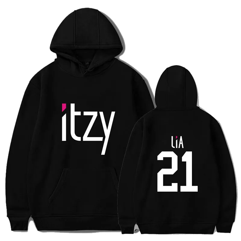 PG072 ITZY LIA YEJI YUNA RYUIN CHAERYEONG толстовки KPOP пуловеры с капюшоном