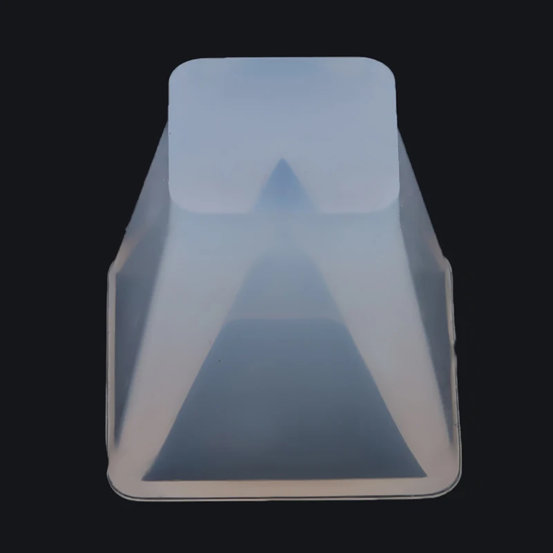 White Silicon Mold Crystal Epoxy Pyramid Silicone Mould Crystal Drops Molde Silicona Molds For Plaster