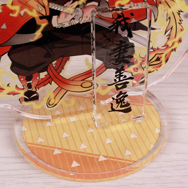 Аниме Demon Slayer: Kimetsu NoYaiba аксессуары KamadoTanjirou Nezuko Zenitsu Giyuu реквизит лицензирование акриловая стоячая Модель Декор