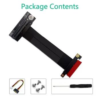 

M.2 Module with Mini-SAS H D SFF-8643 36-Pin Connector for U.2 SFF-8639 NVMe SSD Upward miniSAS Support In tel 750 2.5＂