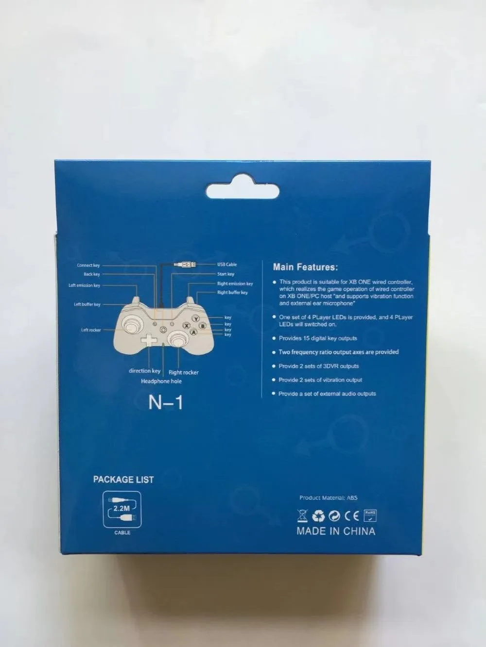 USB проводной джойстик Ручка джойстика для microsoft xbox one/Windows PC XBOXONE SLIM X