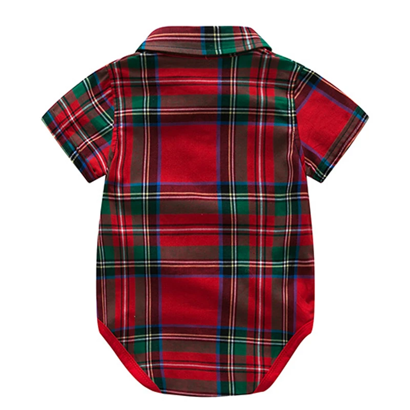 Baby Boy Outfits Baby Outfits Boys Shorts Set Baby Christmas Outfits Red Plaid Baby Boy Clothes