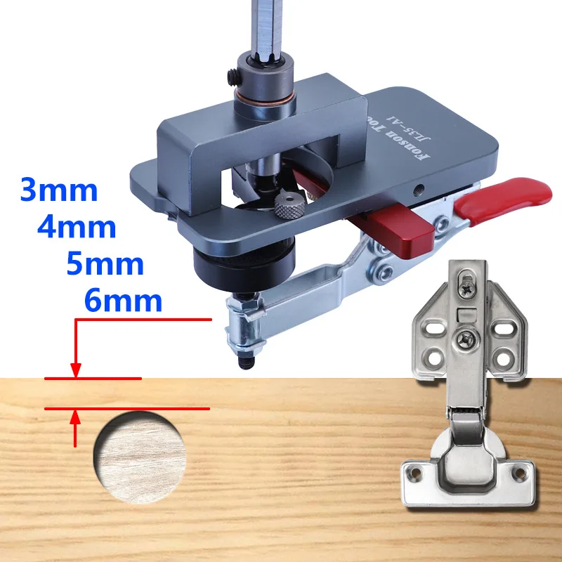 35mm Hinge Jig Drill Bit Sets Concealed Locating Guide Drilling Tools ...