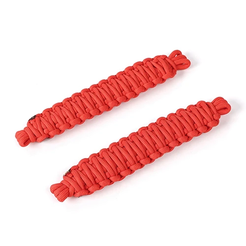 Натяжные ремни для Jeep Wrangler TJ 1997-2006 Передняя и задняя дверь Регулируемый ограничительный защитный ремень для Jeep Wrangler - Цвет: A-Red