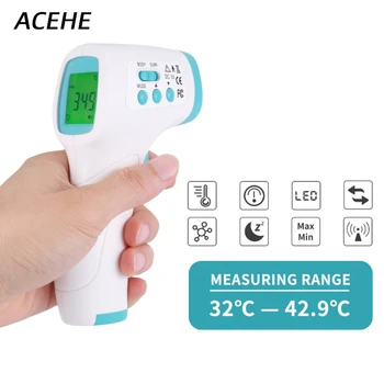 

Handheld Digital Non-contact infrared Thermometer,High Precision Thermometer Industrial Temperature Meter Tool