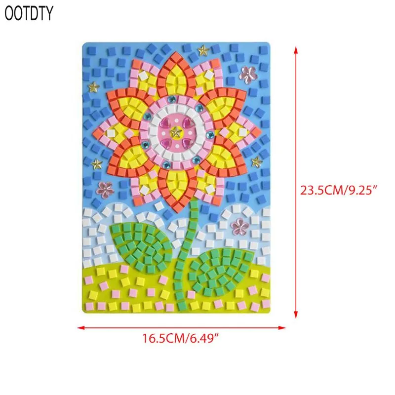 OOTDTY мультфильм 3D трехмерные наклейки эва детские развивающие игрушки