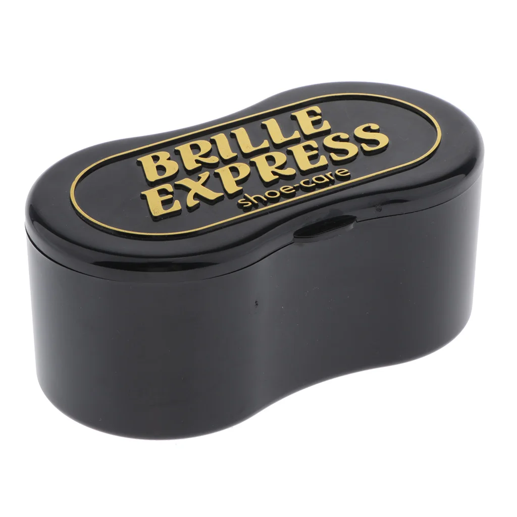 Quick Shoe Shine Sponge Cleaning Polishing Brush Home Leather Boot Polisher Leather Shoe Polish Sponge Laundry Wash Brush