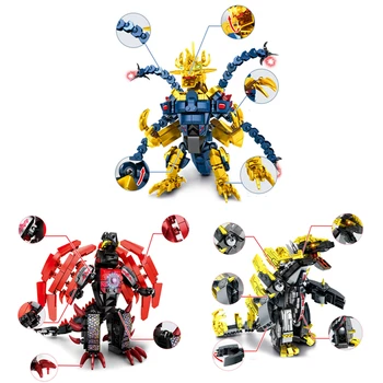 

SEMBO block Creator Ideas Ultramanly Heroes Robot Building Blocks kit Bricks classic model Space kids Toys for Children gifts