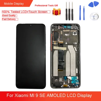 

5.97" Original For Xiaomi MI 9 SE AMOLED LCD Display Screen With Frame +10-Touch Screen Digitizer Repair Parts