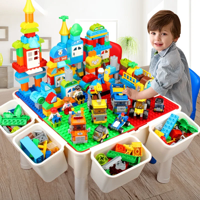 

Children ji mu zhuo 1-2-3-6 a Year of Age Building Assembled Toys GIRL'S Boys Multi-functional