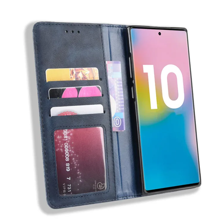 Для samsung Galaxy Note 10 Plus Pro Чехол Премиальный кожаный чехол-книжка кожаный флип чехол для samsung Galaxy Note 10 Plus Note10 чехол