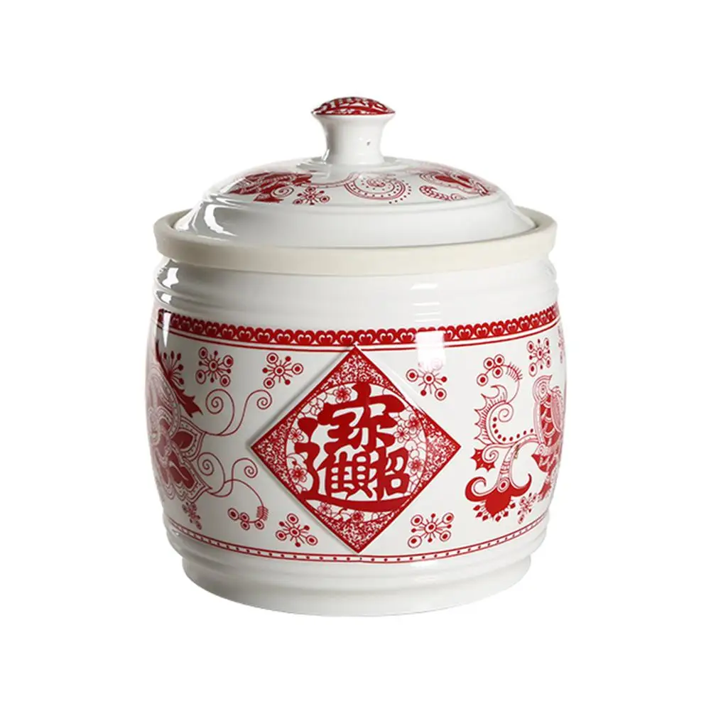 

Adeeing 5KG Household Kitchen Rice Cylinder with Lid Grain Storage Container