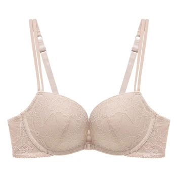 

Elovegirl Comfortable No Steel Ring Underwear Push Up Bra for Women Seamless Sexy Lingerie Fashion Women Lace Brassiere