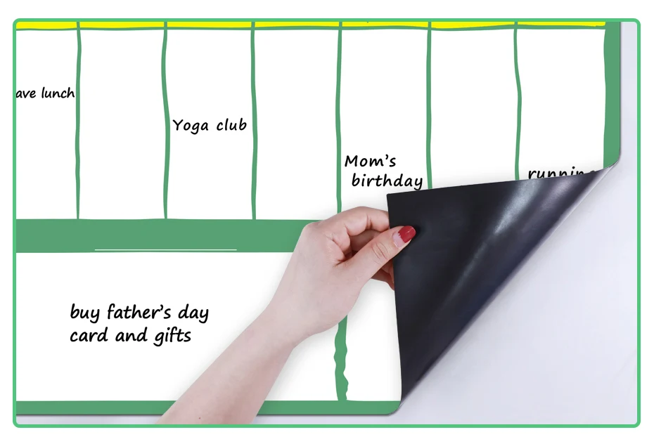 42x30 см Магнитный ежемесячный календарь прокладки стираемый ежедневный Еженедельный ежемесячный планировщик Органайзер магниты на холодильник до-Do список плановые доски