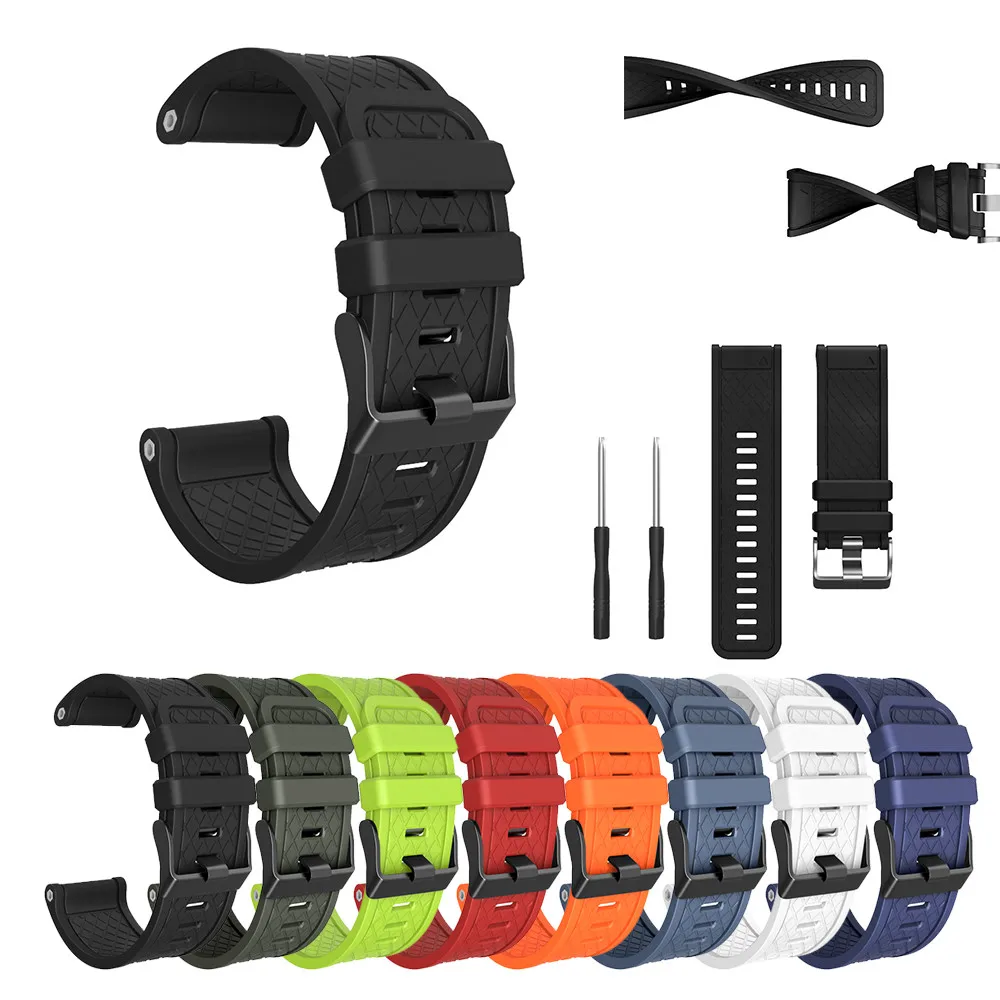 Ремешок силиконовый для Garmin Fenix 2/Fenix 1/Fenix 3/Fenix 3hr браслет смарт-часов 5X GPS 26 мм |