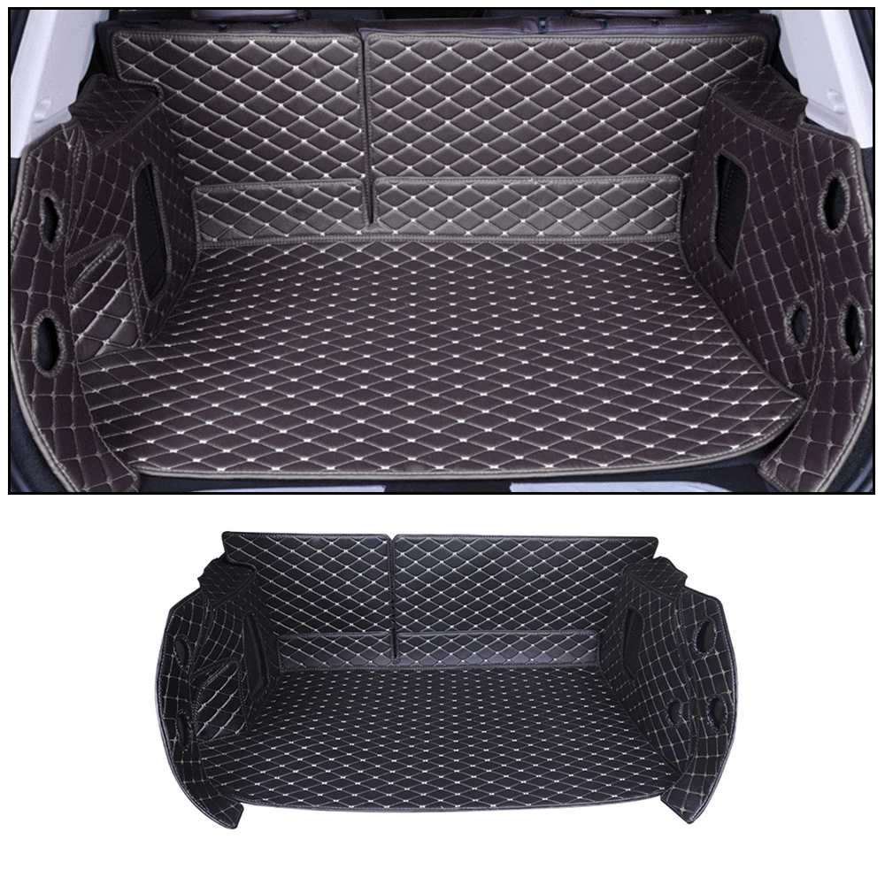 

Car full of leather tail box mat trunk rug mat for Toyota RAV4 2013 2014 2015 2016 2017 2018 2019 car styling