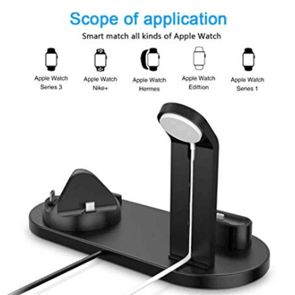 3 in 1 Charger Dock Station Fast Charging For iPhone XR XS Max 8 for Apple Watch 2 3 4 For AirPods