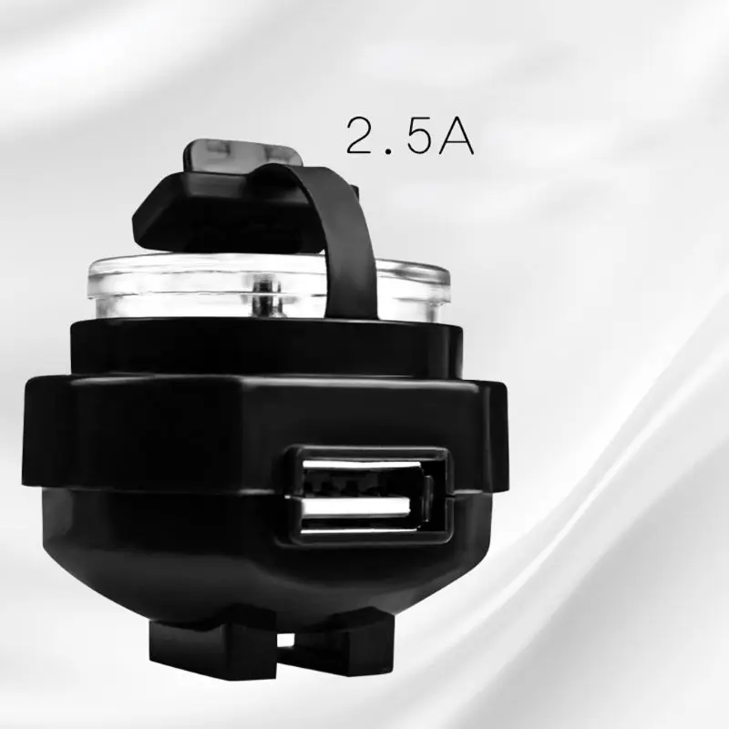 12V 24V мотоциклов Водонепроницаемый USB Зарядное устройство Мощность адаптер с компасом