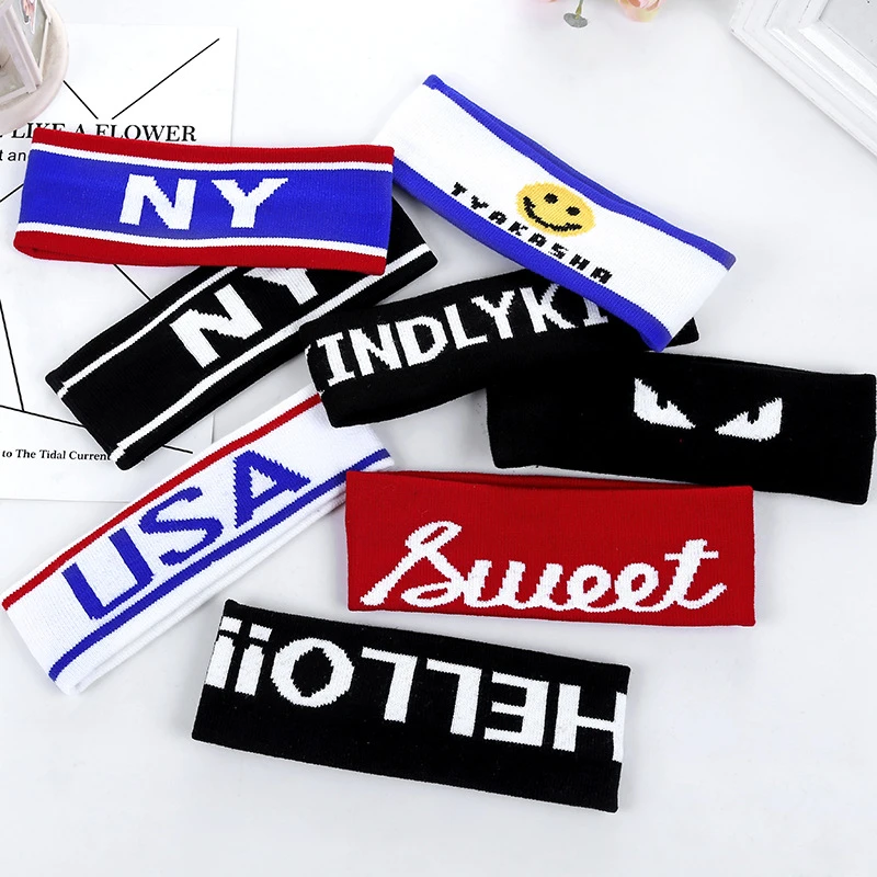 子供のストリートダンスヘアバンドヨガ男性の汗ストレッチスリップスポーツヘアバンド ハンドヘッドバンドスリーピース Aliexpress