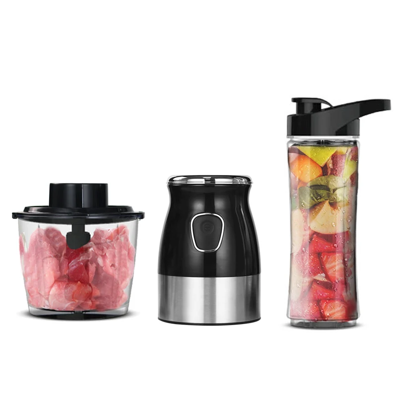 Mixeur Personnel Portable Avec Bol De Hachoir, Mélangeur, Robot  Alimentaire, Presse-agrumes Avec Bouteille De 600 Ml, Broyeur De Viande,  Préparation De Nourriture Pour Bébés - Blenders - AliExpress