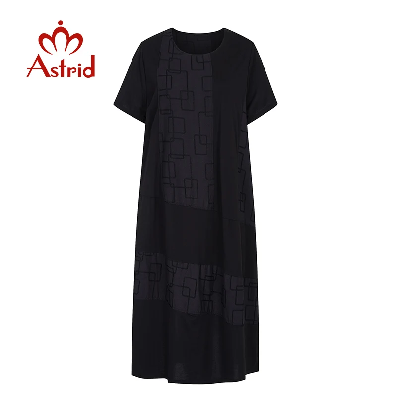 Длинное винтажное женское платье свободного покроя чёрное в стиле