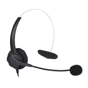 

Call Center USB Phone Headset Office Telephone Headphone Corded Microphone Wired Common Headphone