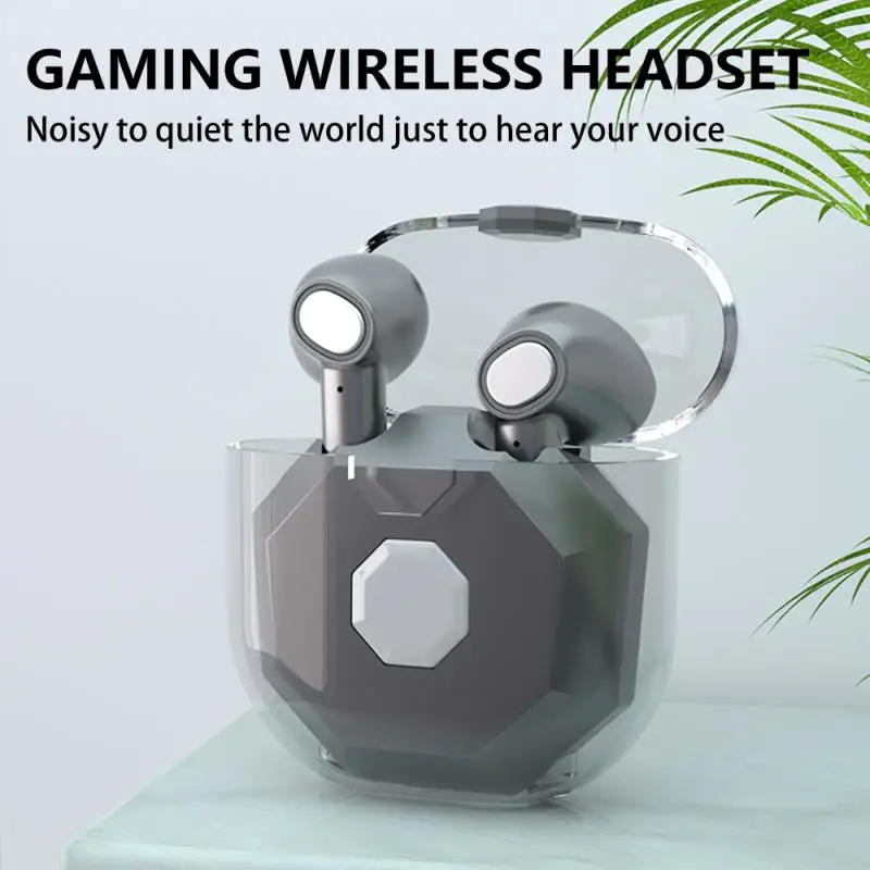 Беспроводные наушники NaNO3 TWS 5 0 Bluetooth-совместимые игровая гарнитура с микрофоном