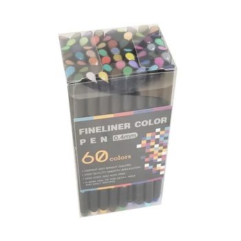 

Fineliner Art Marker Pens Drawing Painting Watercolor Dual Tip Brush Pen School Stationery Supplies 48 60 72 100 120 Colors 0.4M