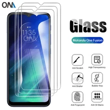 Protecteur d'écran pour Motorola One Fusion Plus, 3 pièces, Film en verre trempé