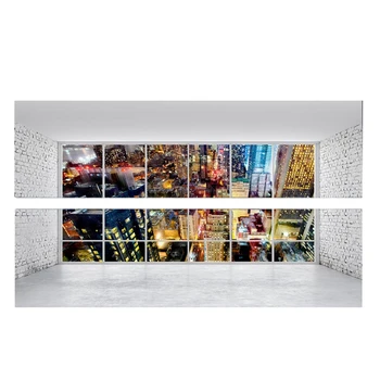 

City 3D Headboard Wall Decal Art Vinyl Bedside Sticker Removable Mural Bedroom Home Decoration