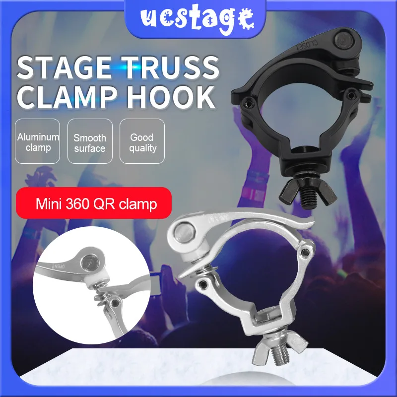 Mini 360 Qr Clamp Quick Selflock Clamp Dj Apparecchio Di Illuminazione Morsetto Per 48-51Mm F34 Capriata Accessori Da Palcoscenico Di Alta Qualità