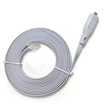 

FTDI USB FT232R Chip RS232 Level Shifter Type-C to Rj45 Cable Console Cable 3.6m/12 feet for Windows MAC OS Linux