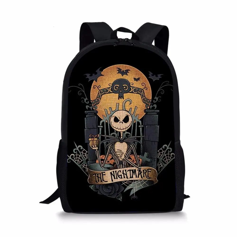 FORUDESIGNS/сумка-мессенджер с принтом Jack Skellington, Кошмар перед Рождеством, сумки через плечо, женская сумка, сумки на плечо, набор - Цвет: HME1500C