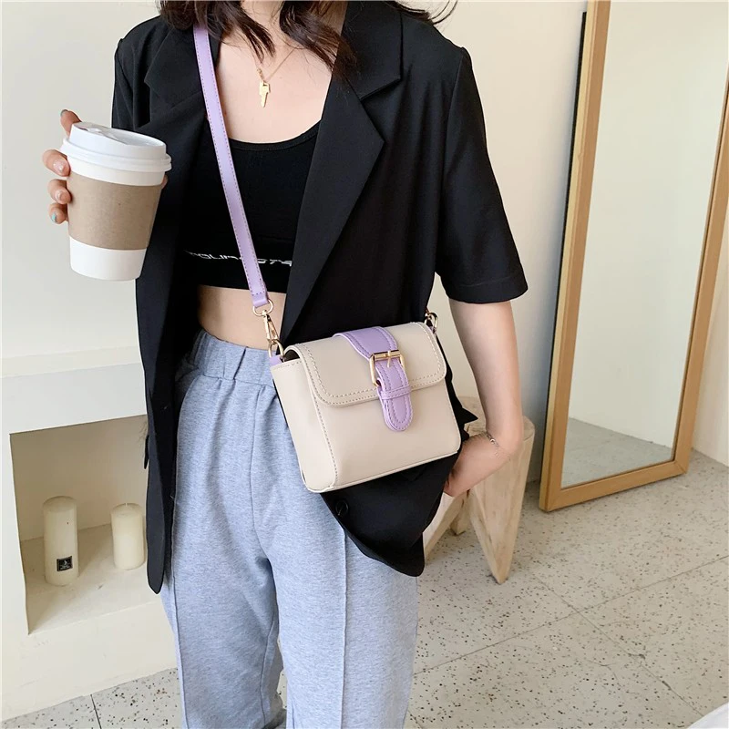 

Small Women's Leather Bags High Quality PU Leather Bucket-shaped Handbag Casual Girl Shopping Travel Shoulder Women's Bags New
