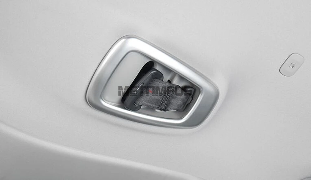 Для Honda CR-V CRV углеродное волокно задняя крыша ремень безопасности крышка отделка Декоративная рамка внутренние аксессуары для автомобиля Стайлинг