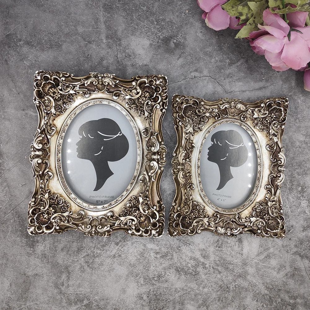 Модная Роскошная фоторамка из смолы в стиле барокко|fashion photo frames|photo frameresin frame |