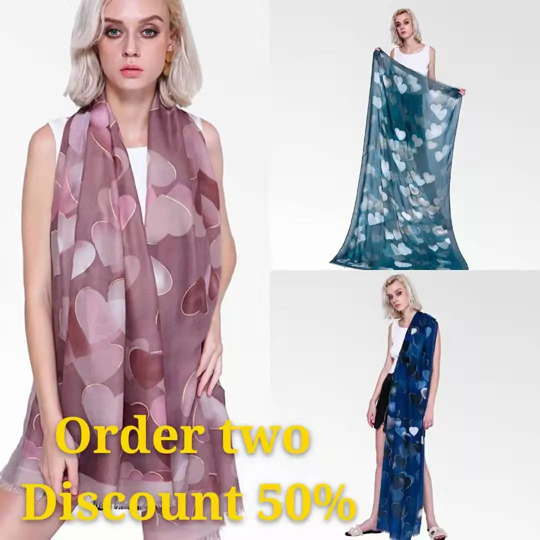 

2020 NEW DESIGN WOMEN COTTON SILK SCARF SHAWL FOUR SEASON GIFT WARM SOFT