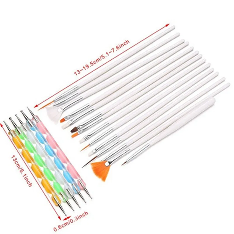 3d Nail Art Paiting Polish Design Kit with 12 Colors Nail Rinestones& 10 Adhesive Nail striping tape for False Acrylic Nails
