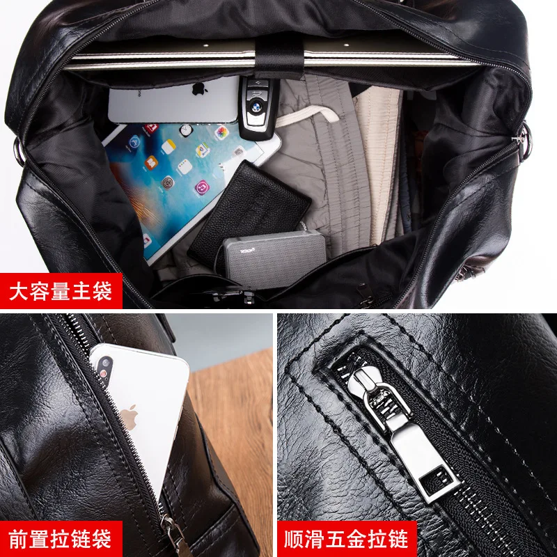 Hot Sell 55cm Classical Men Duffle Bag For Women Travel Bags Mens Hand Luggage  Travel Bag Men PVC Leather Handbags Large Cross Body Totes 45 50 55cm From  Sxqei, $80.25