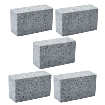 

5 Pack Grill Brick Grill Cleaning Blocks for Removing BBQ Grills Racks Flat Top Cookers Pool