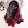 Luxury Brand Classic Summer Women Silk Scarves Beach Scarf Female Shawl Foulard Cover-ups Pashmina Ladies Wrap Bandanna Muffler ► Photo 3/5