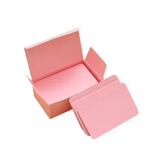 Flashcards de índice en blanco de papel de 8 colores, tarjetas de nota de mensaje rápido de felicitación DIY