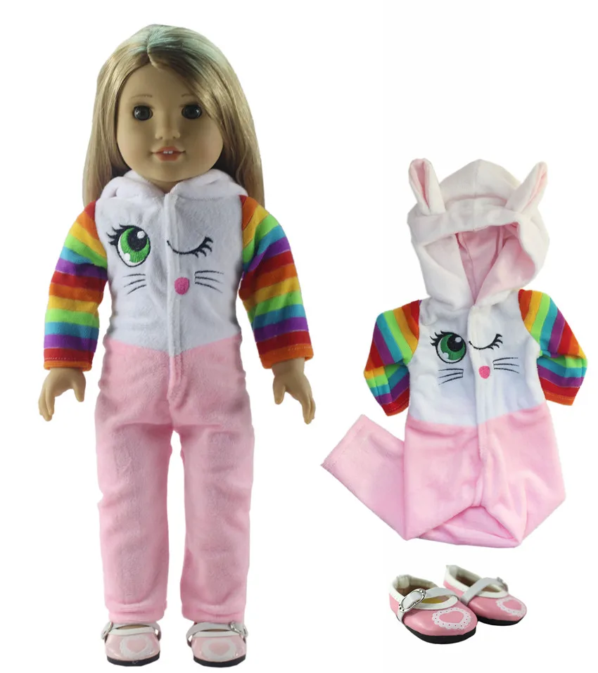 1 комплект кукольной одежды для 18 дюймовой американской куклы Bitty Baby Doll модная