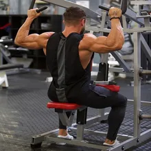 Стильный жилет в европейском и американском стиле для занятий спортом, фитнесом и бегом, тренировочный хлопковый стрейчевый жилет с вырезом лодочкой