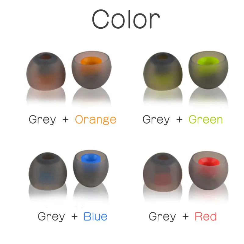 

3 Pairs(6pcs) L M S In Ear Tips Earbuds Headphone Silicone Eartips/Ear Sleeve/Ear Tips/Earbuds For KZ IE80 Earphone Headset