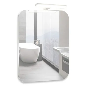 

Зеркало MIXLINE "Агат-4" 550*800 (ШВ) навесной светильник (выключатель-датчик на движение+часы)